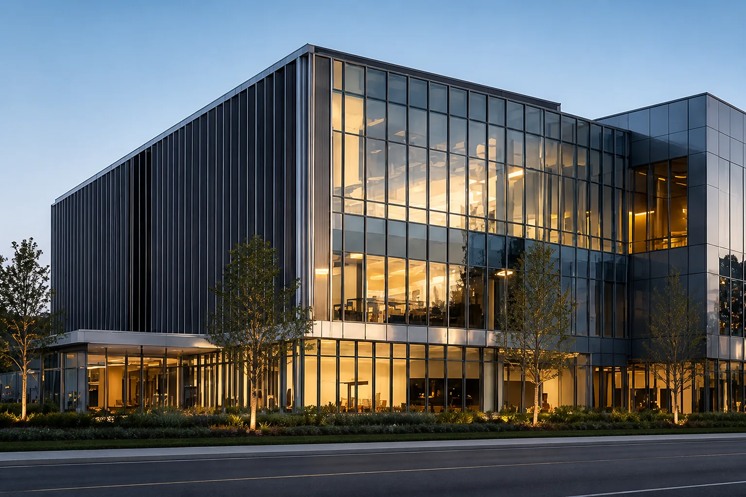 Contemporary commercial project evaluated for development financing