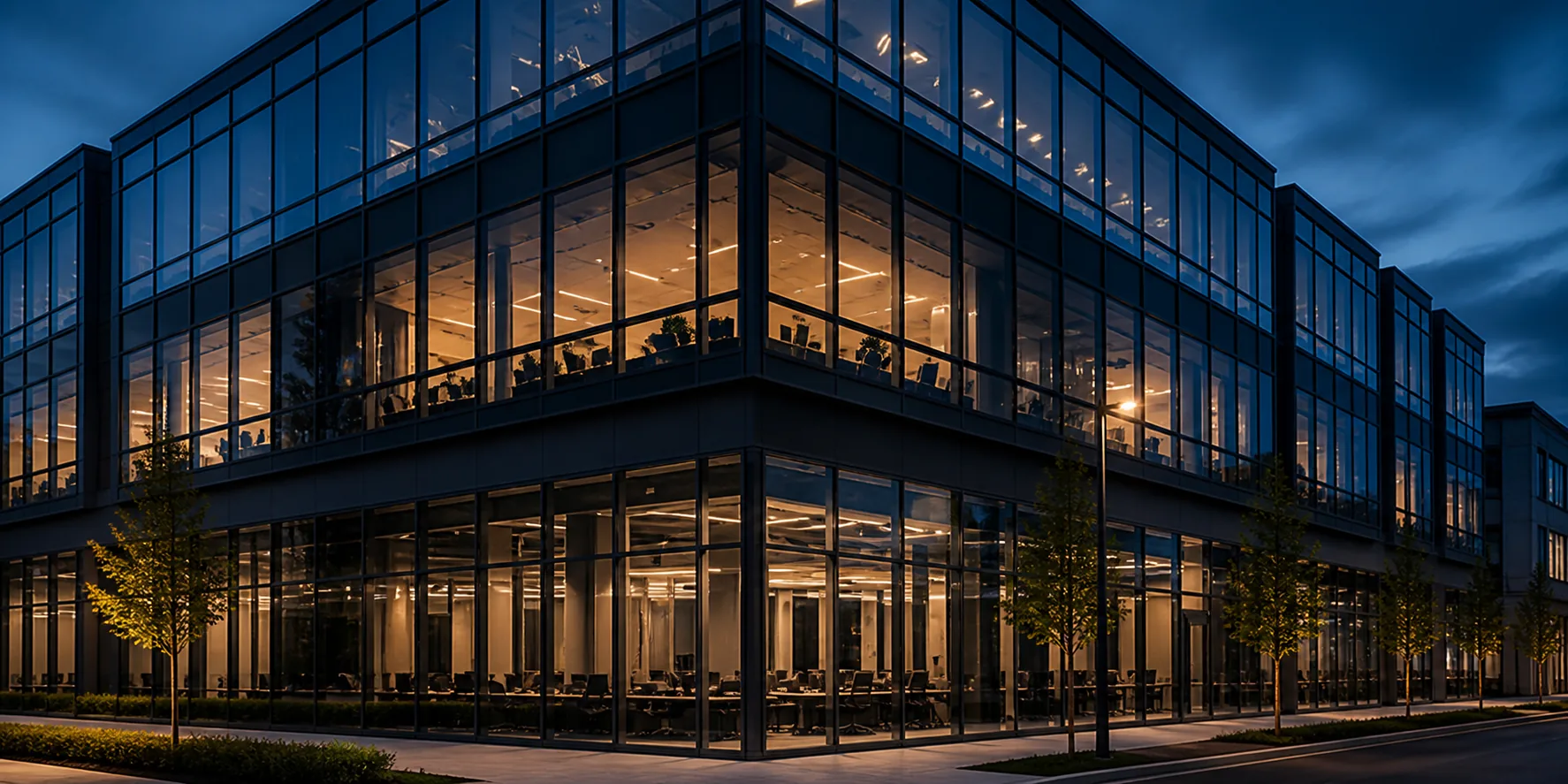 Modern office representing Casewyse Capital's commercial advisory practice